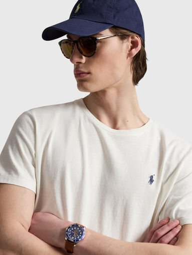 White cotton t-shirt - 5