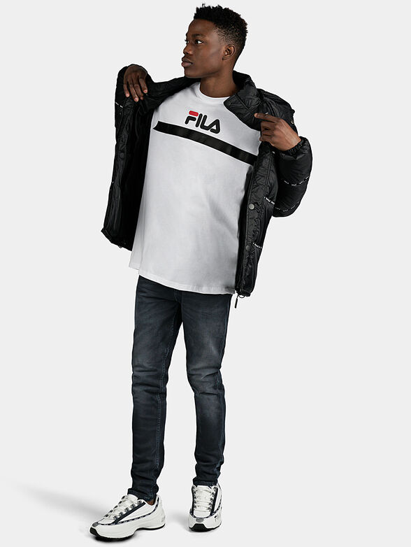 TATSUJI Black puffer jacket with logo detailing - 6