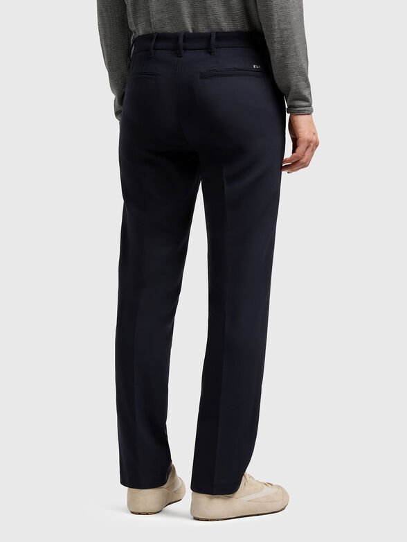 Navy blue chino pants - 2