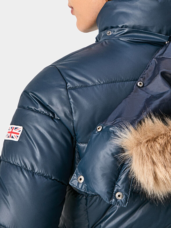 Padded JUNE jacket in black color - 4