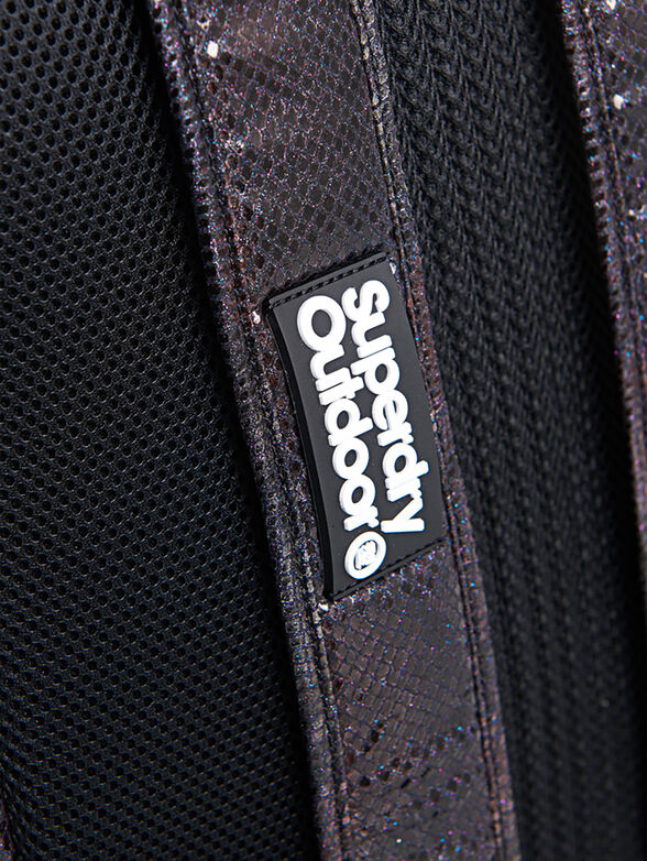 GLITTER SCALE MONTANA Backpack with python print - 6