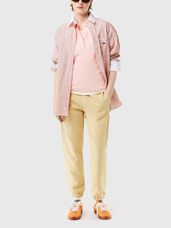 Burgundy cotton polo shirt - 2