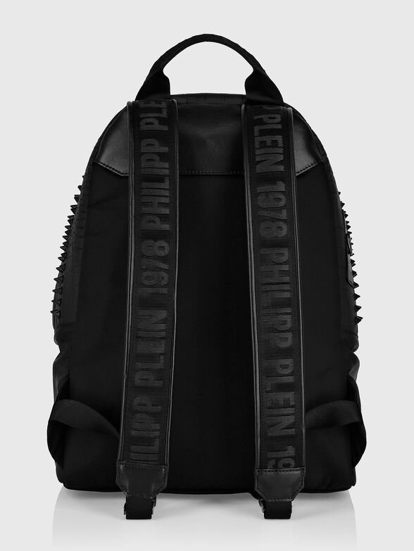 Black backpack with studs - 2