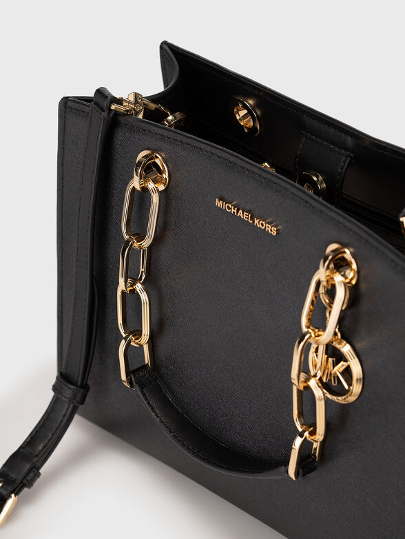 Beige leather bag - 6