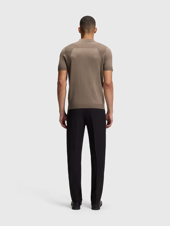 Black polo shirt - 3
