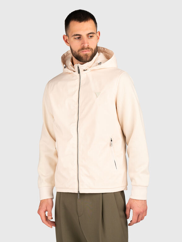 Jacket with removable hood - 1