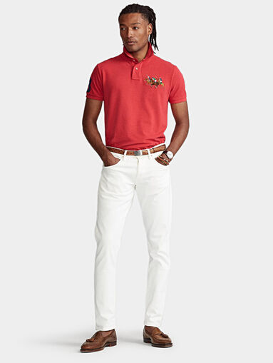 Polo-shirt with embroidered logo - 4