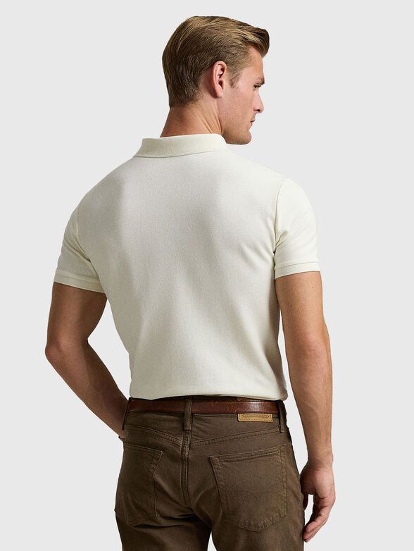 Ecru polo shirt - 3