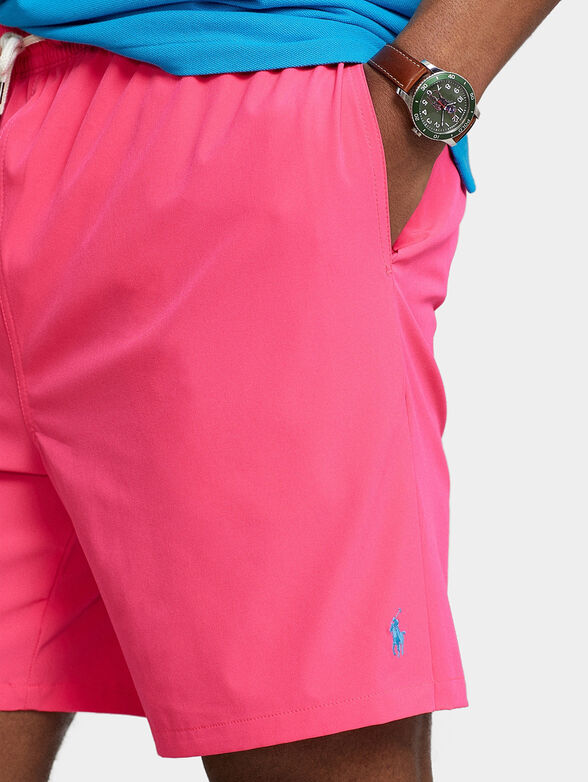 Swim trunks in fuxia color - 3
