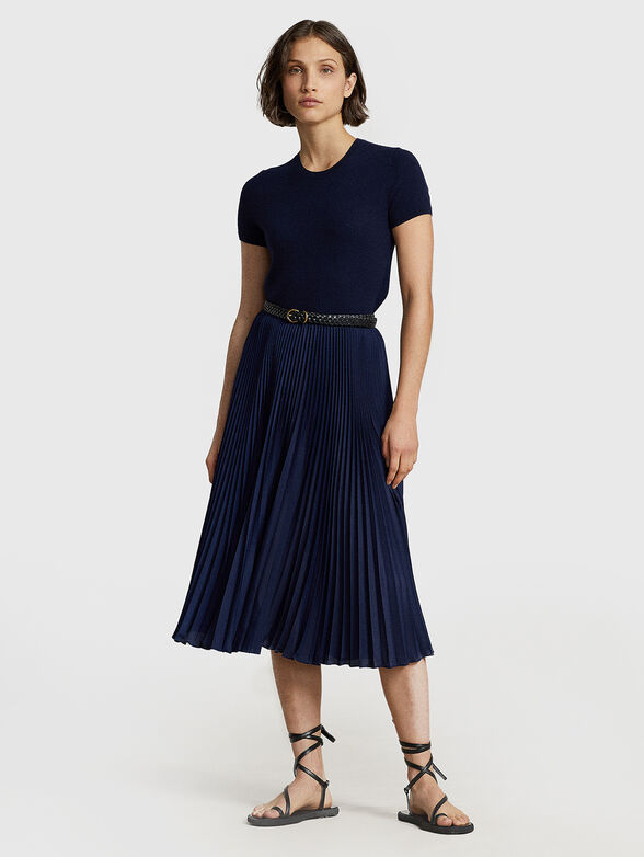 Cashmere sweater with short sleeves - 2