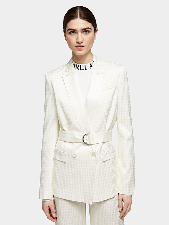 Cameo Blazer W/ Belt - 1