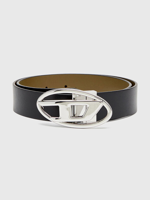 D LOGO B-1DR W REV II 30 leather belt - 1