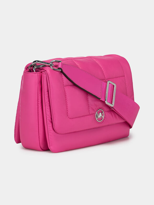 Crossbody bag in fuchsia color with logo detail - 4