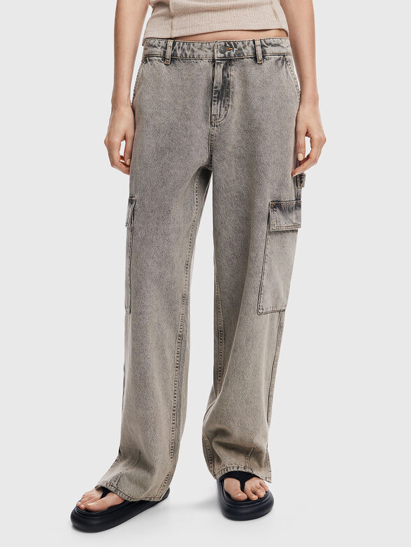 CASANDR jeans in light grey - 1