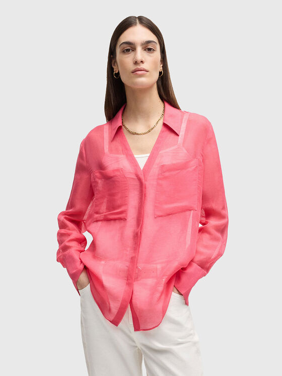 BOSALA long sleeve shirt in linen blend - 1