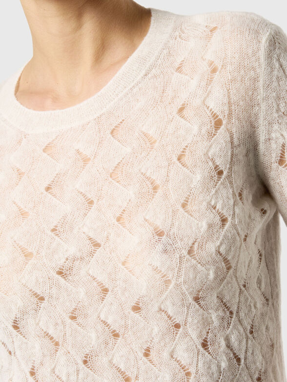 Openwork sweater - 4