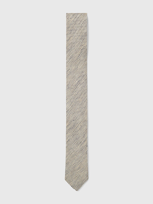 Tie in beige colour - 1