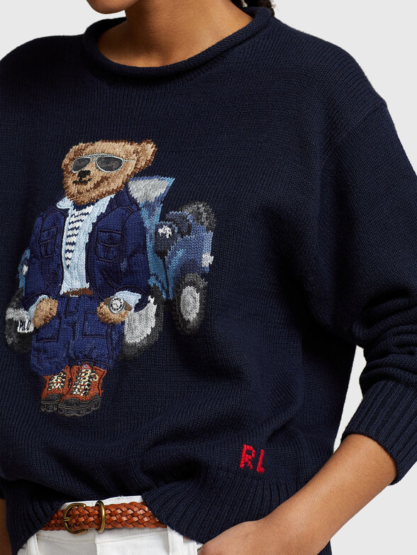 POLO BEAR sweater in dark blue - 4