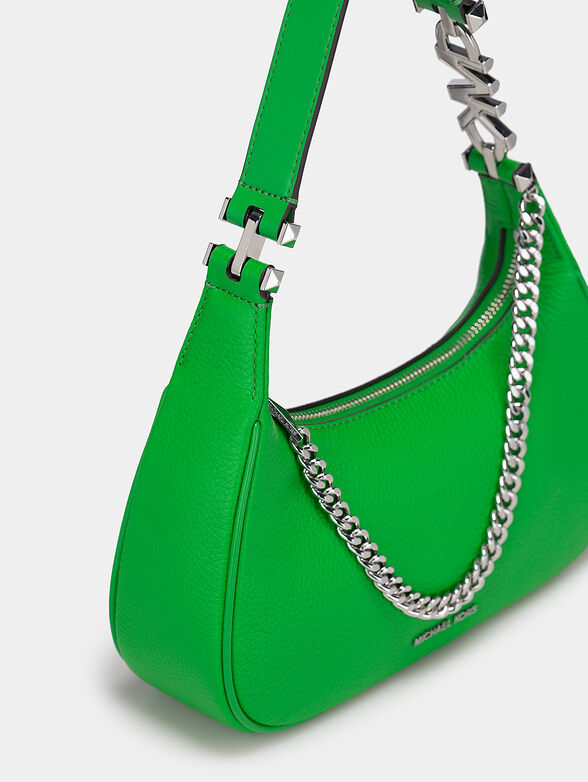 Small hobo bag in green color - 4