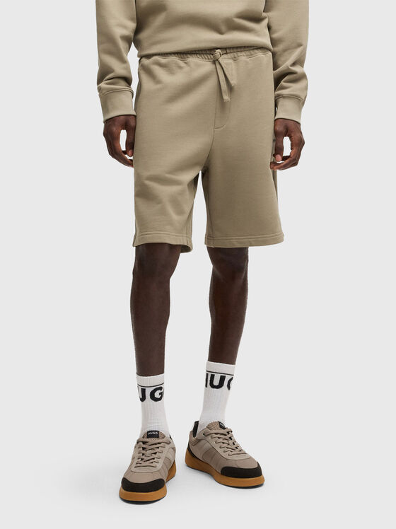 Cotton shorts with logo - 1