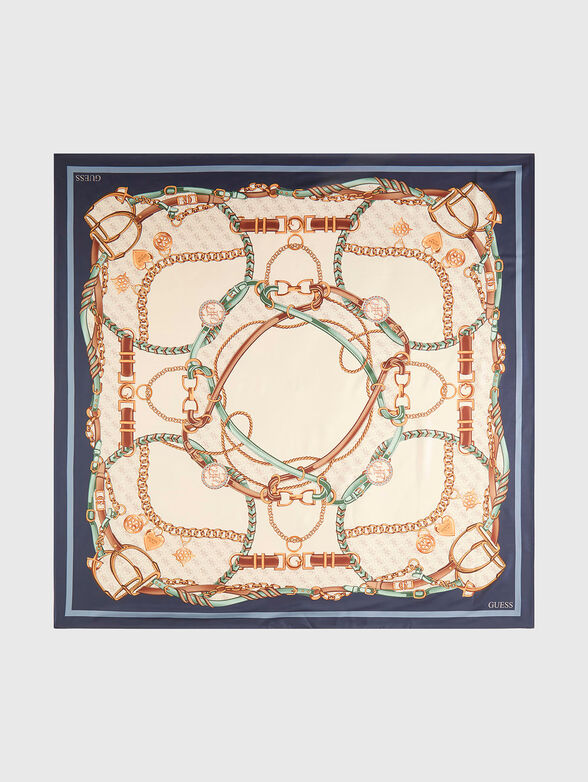 Scarf with 4G logo print - 1