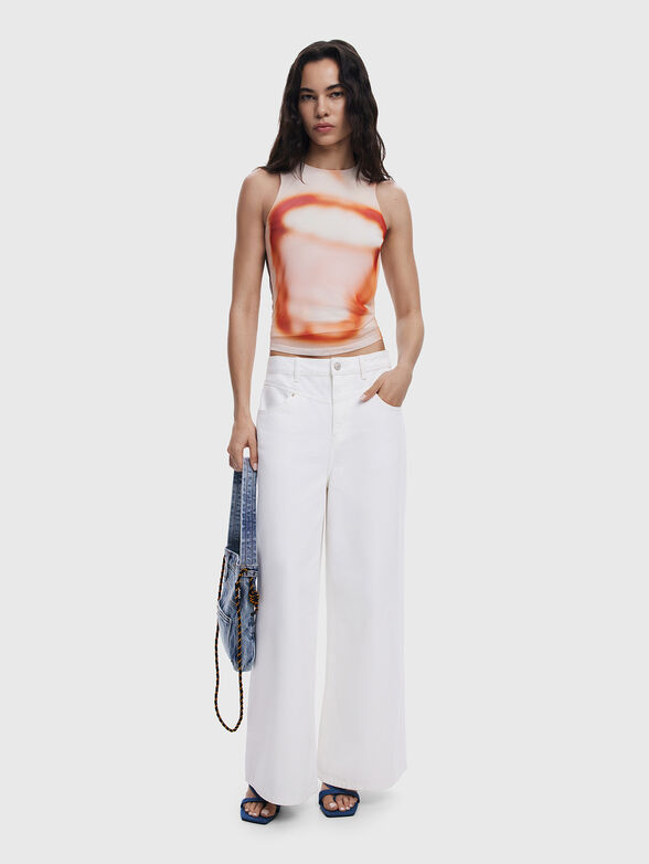 Top with abstract print - 2