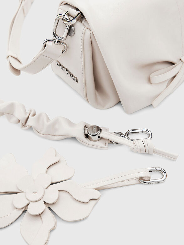 Small bag with removable handle and logo - 5