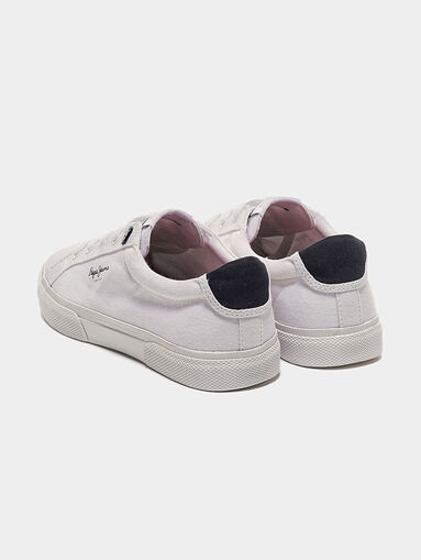 KENTON Pink cotton sneakers - 5