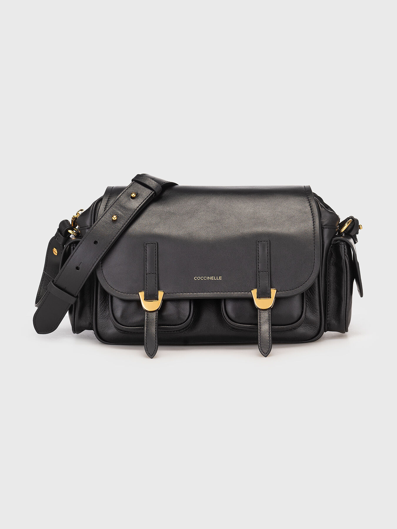 Coccinelle leather messenger bag sale