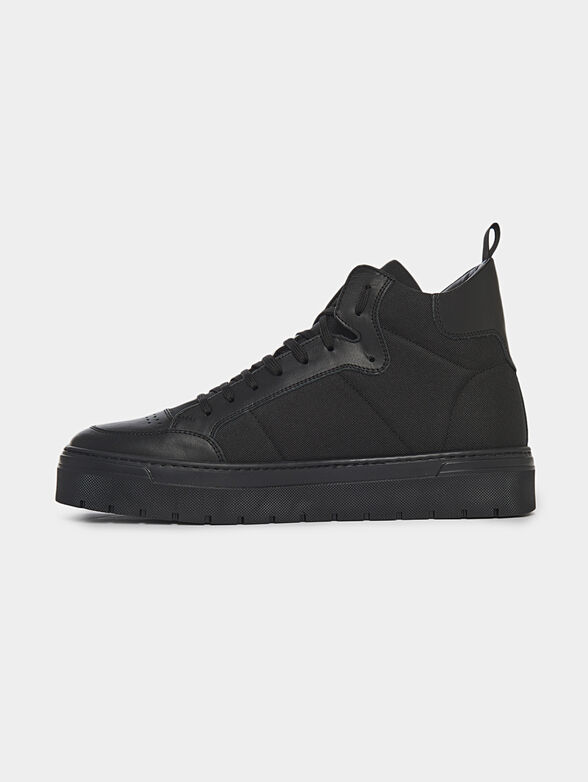 METAL BOLD black high sports shoes - 4