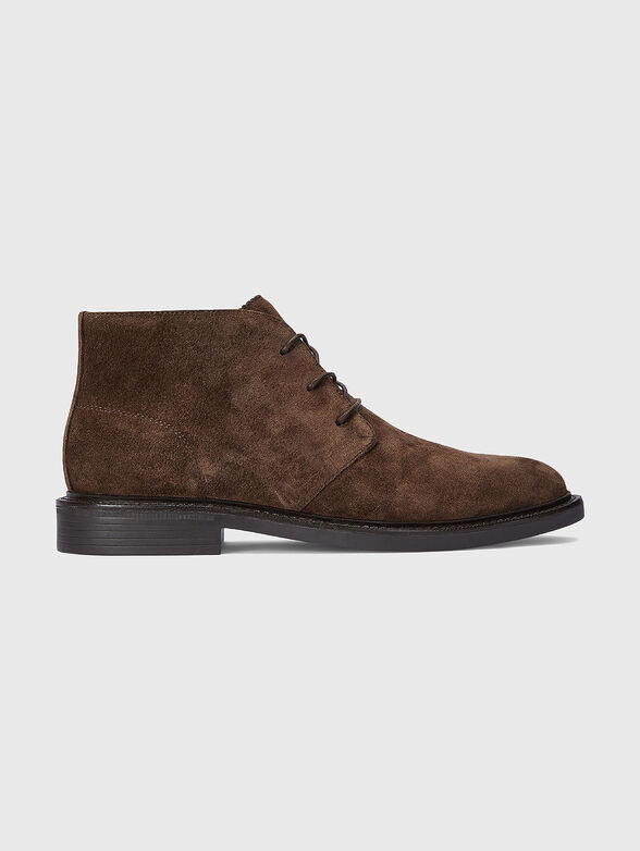 Suede lace up ankle boots - 1