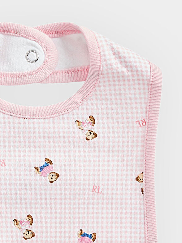 Bib with Polo Bear logo print - 2