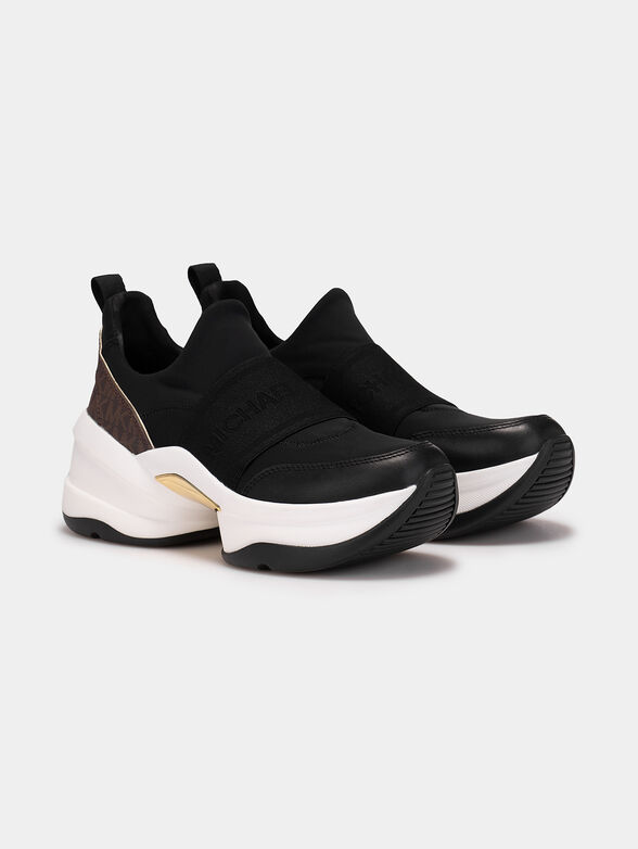 OLYMPIA black slip-on shoes - 2