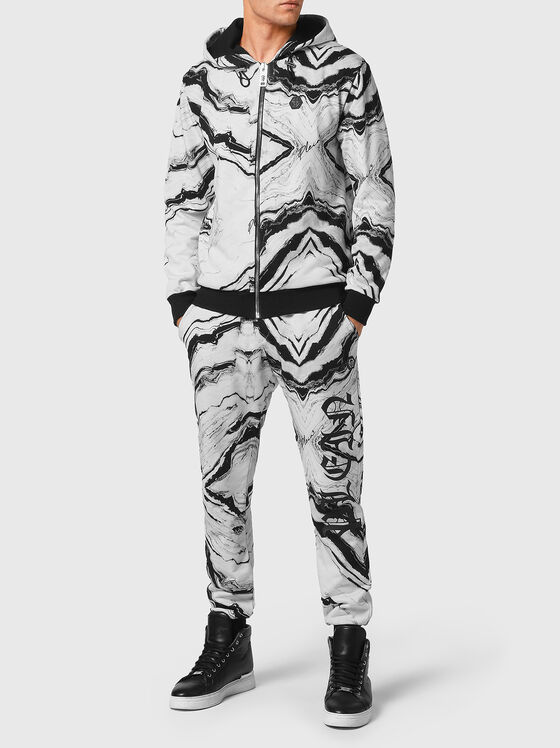 Tracksuit with marble print - 1