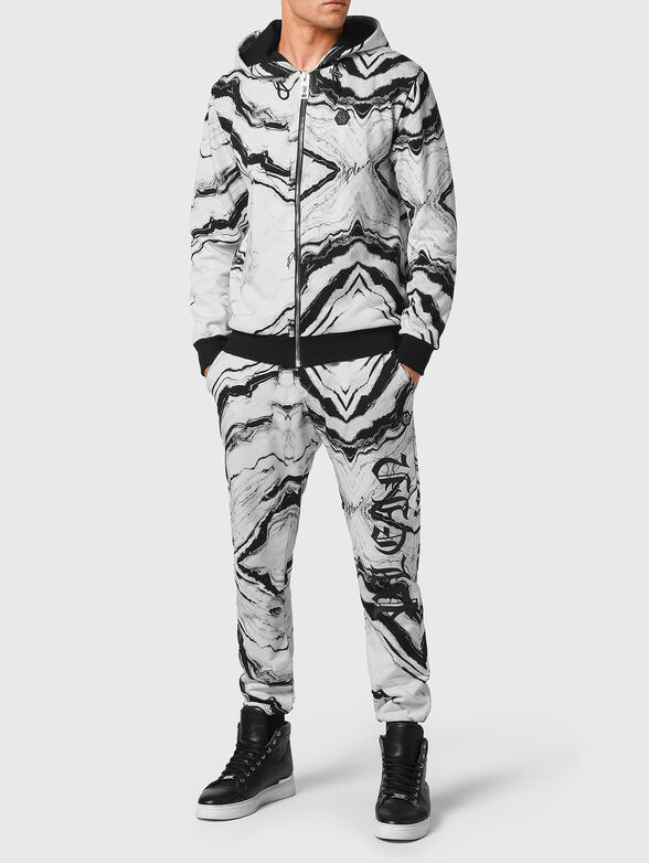 Tracksuit with marble print - 1
