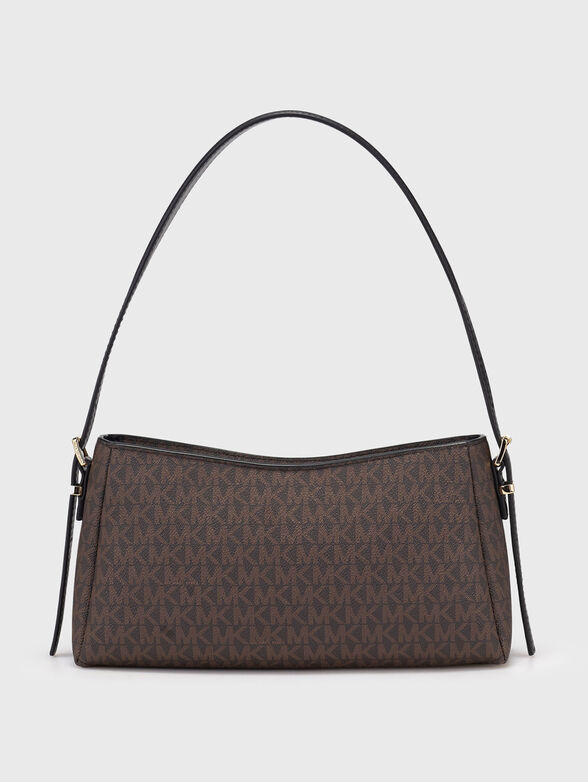 Bag with logo print and gold details - 2