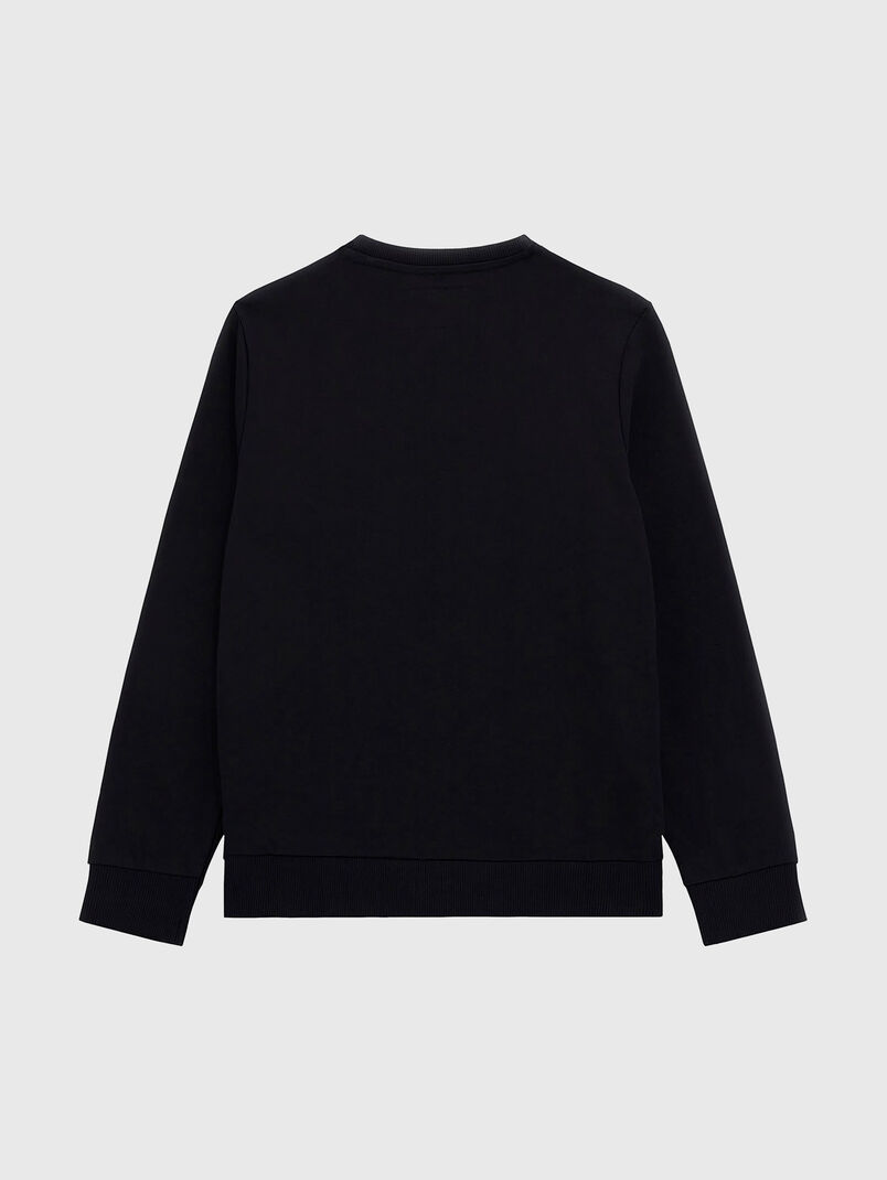Sweatshirt with contrast print and logo - 3