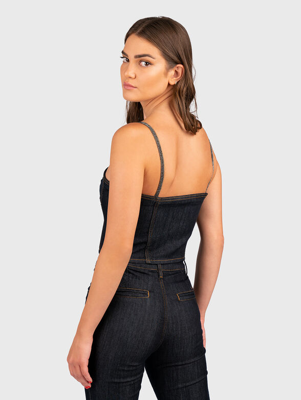 Denim crop top - 3