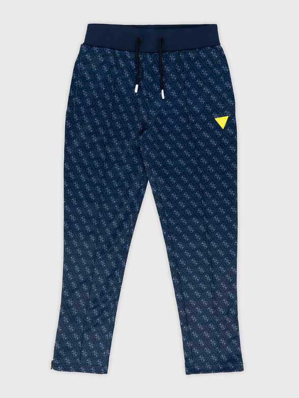 Logo effect sport pants - 1