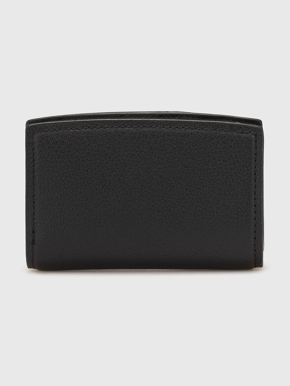 Leather wallet with logo detail - 2