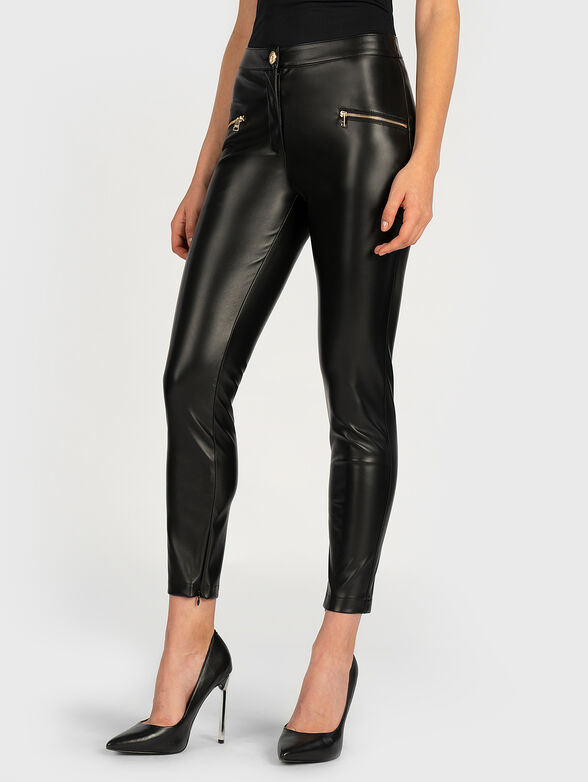 Black leather trousers - 1