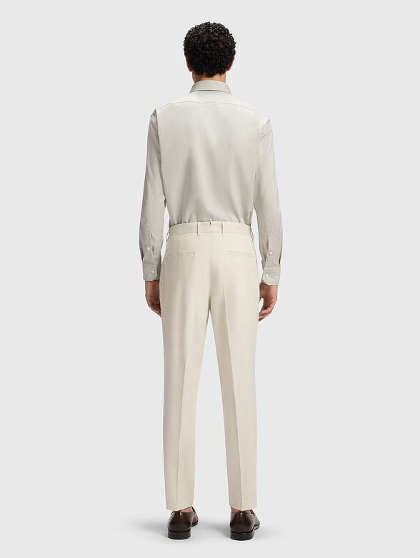 Slim high waisted trousers - 2