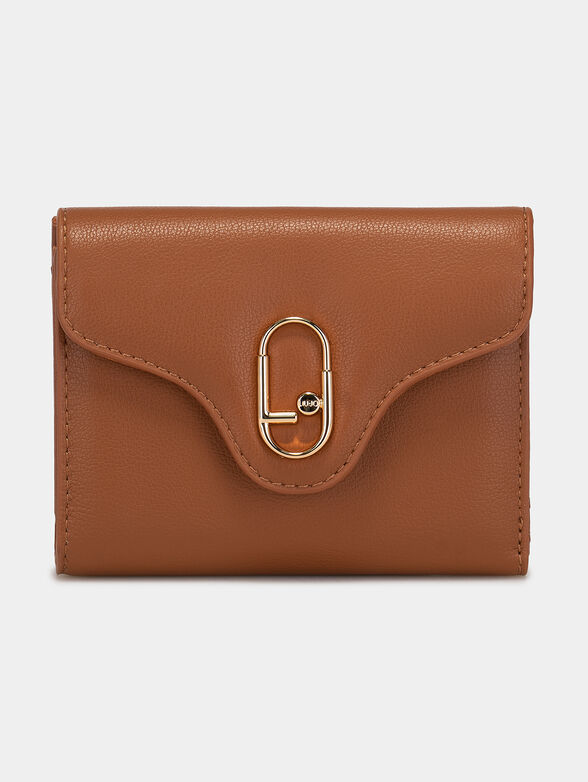 Small purse in black color with logo detail - 1