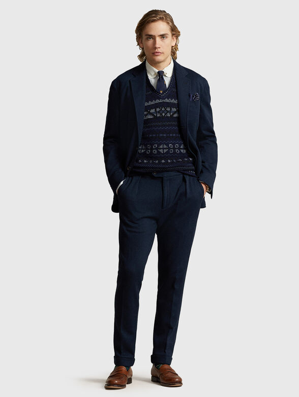 Dark blue blazer - 1