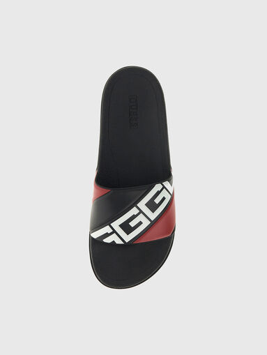 Beach slippers with logo detail - 5