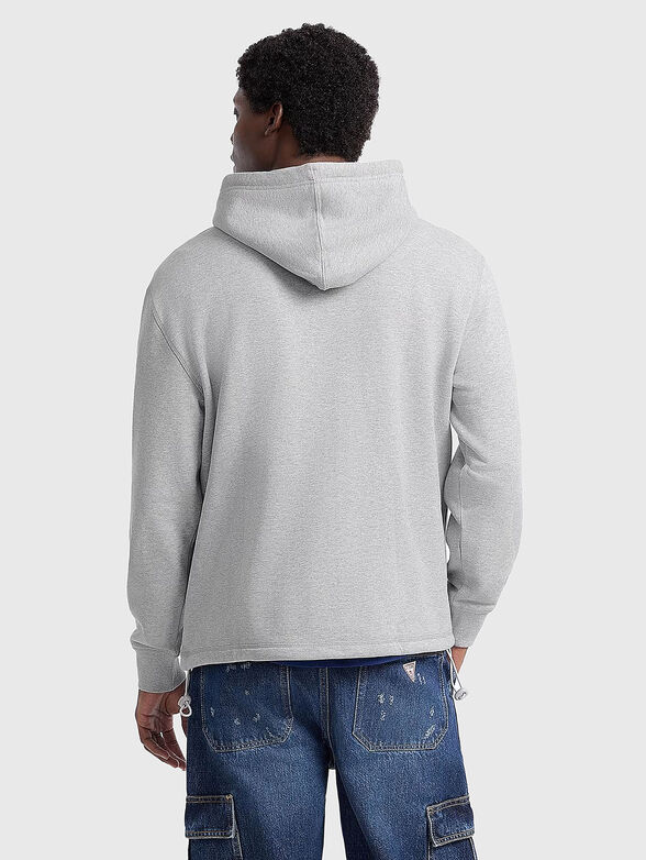 Cotton sweatshirt with hood - 3
