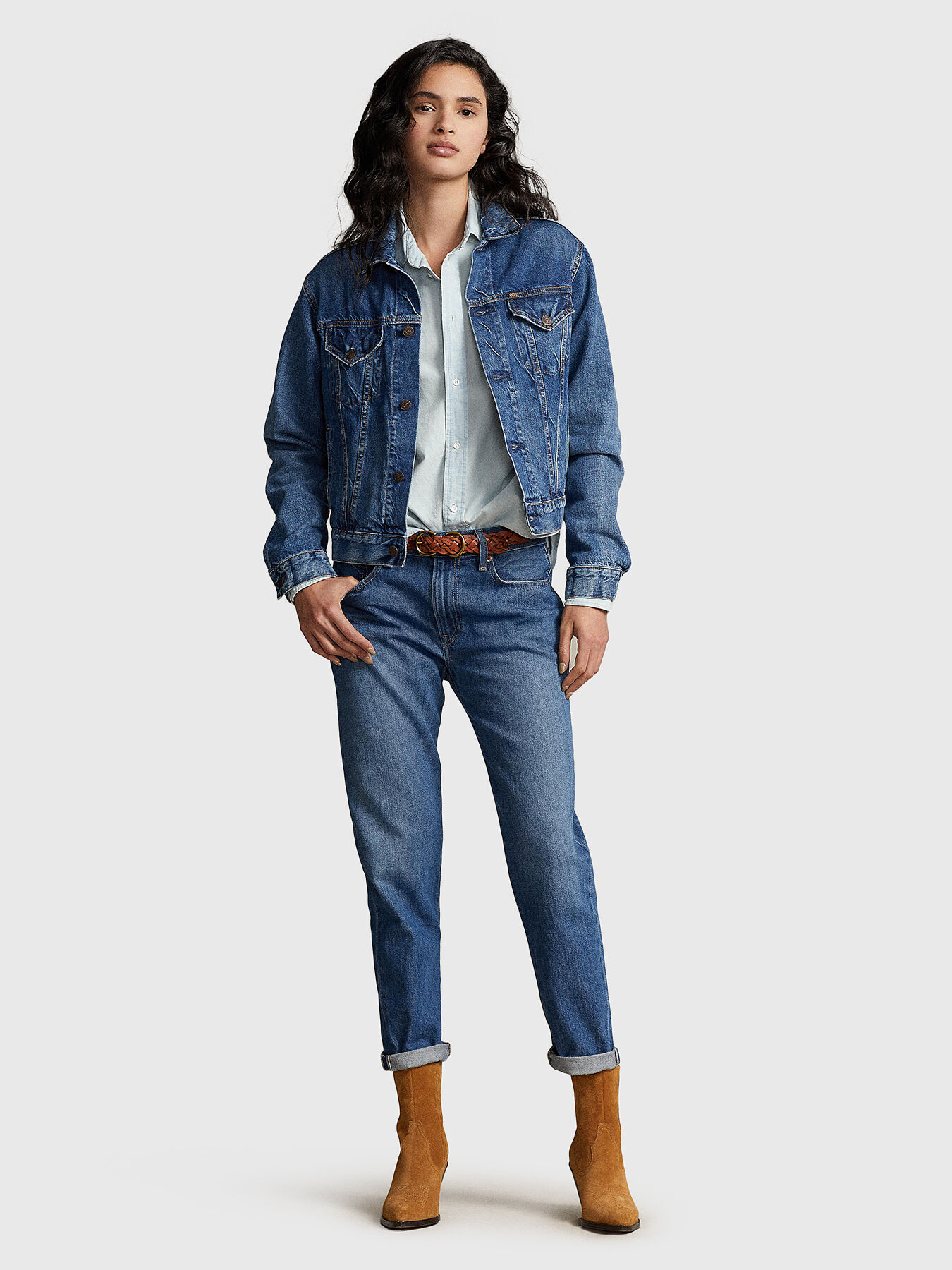 Polo and denim jacket online