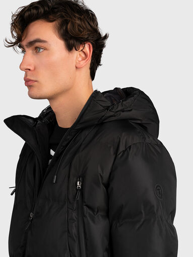 Winter down jacket with a hood - 4