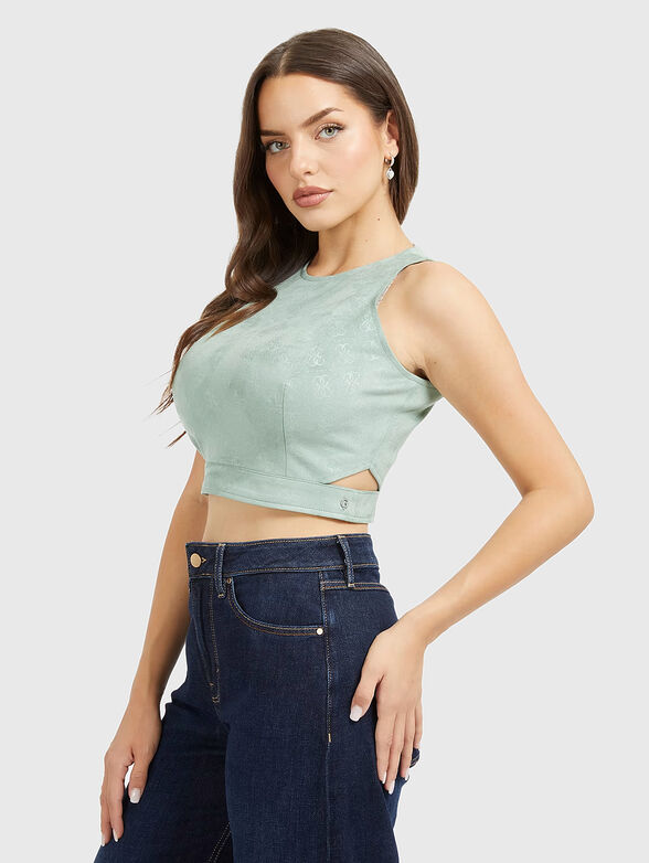 NAOMI top with cut-out accents - 1