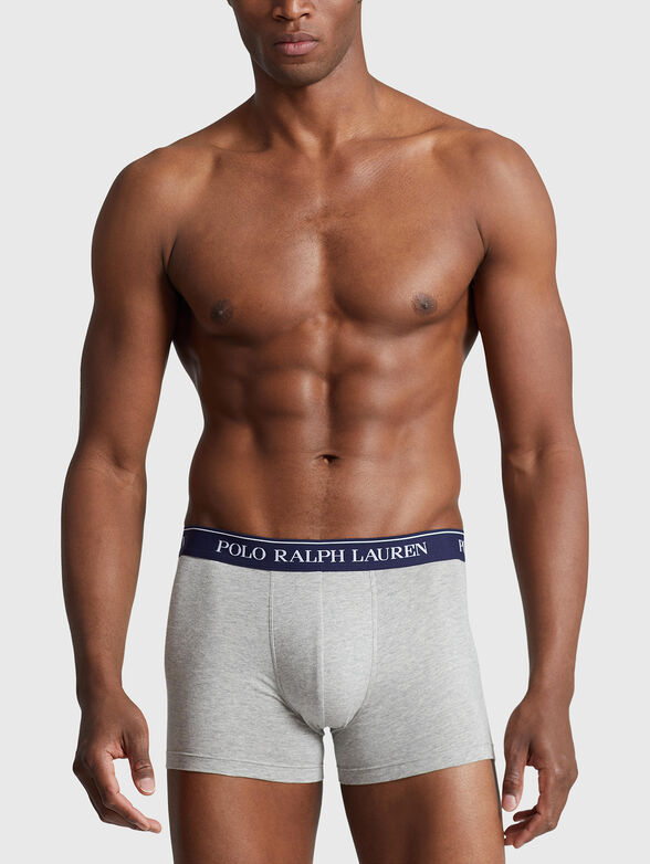 Set of five pairs of boxers with logo accents - 5